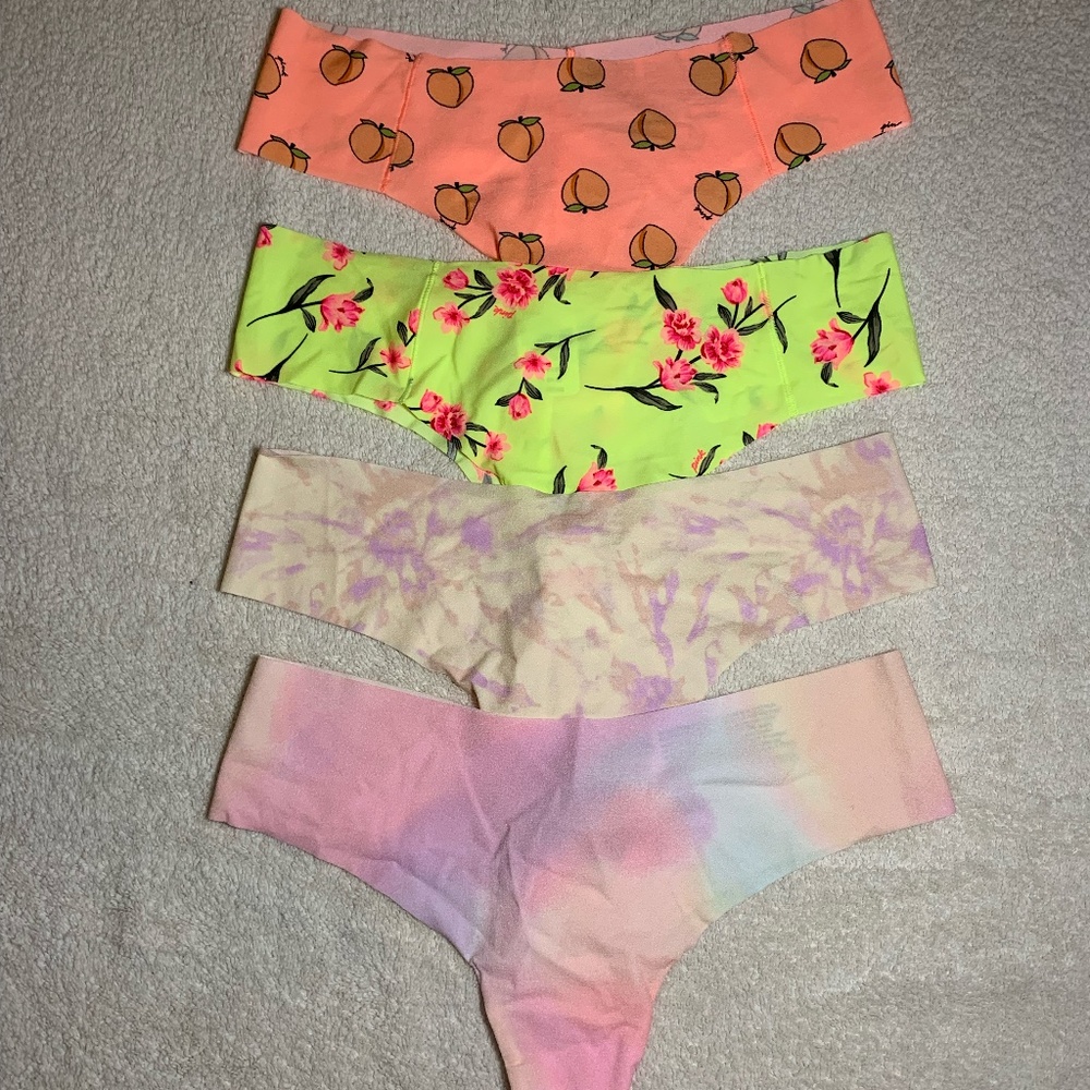 4 NWT Victorias Secret PINK seamless underwear
